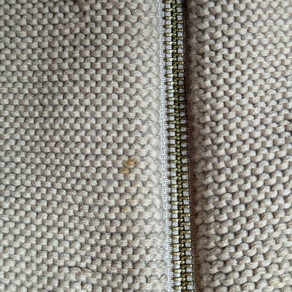 Orvis Tan Zip Down Sleeveless Sweater Tan Cardigan Size XL - Picture 11 of 11